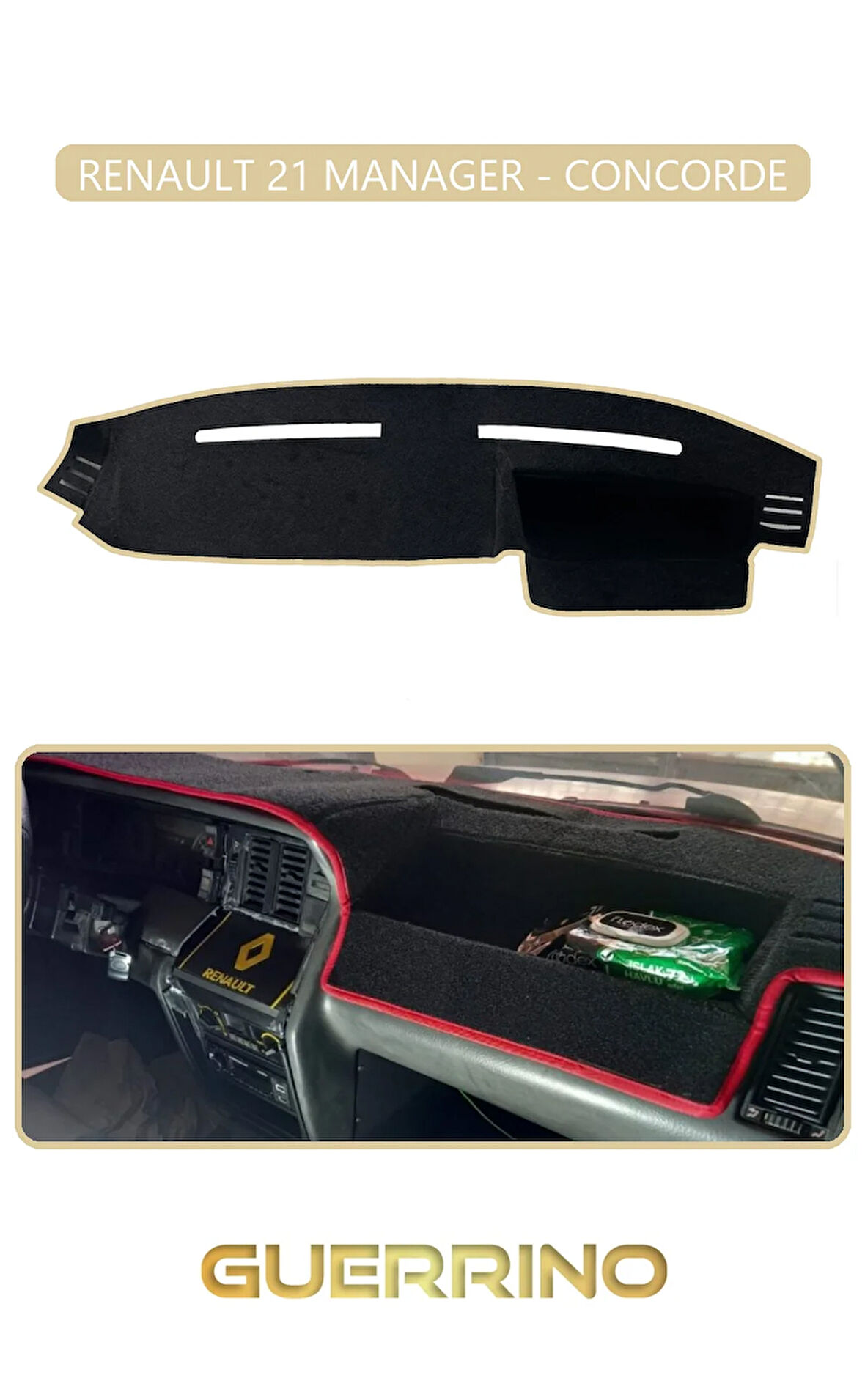 RENAULT 21 MANAGER - CONCORDETORPİDO KORUMA HALISI BEJ KENAR