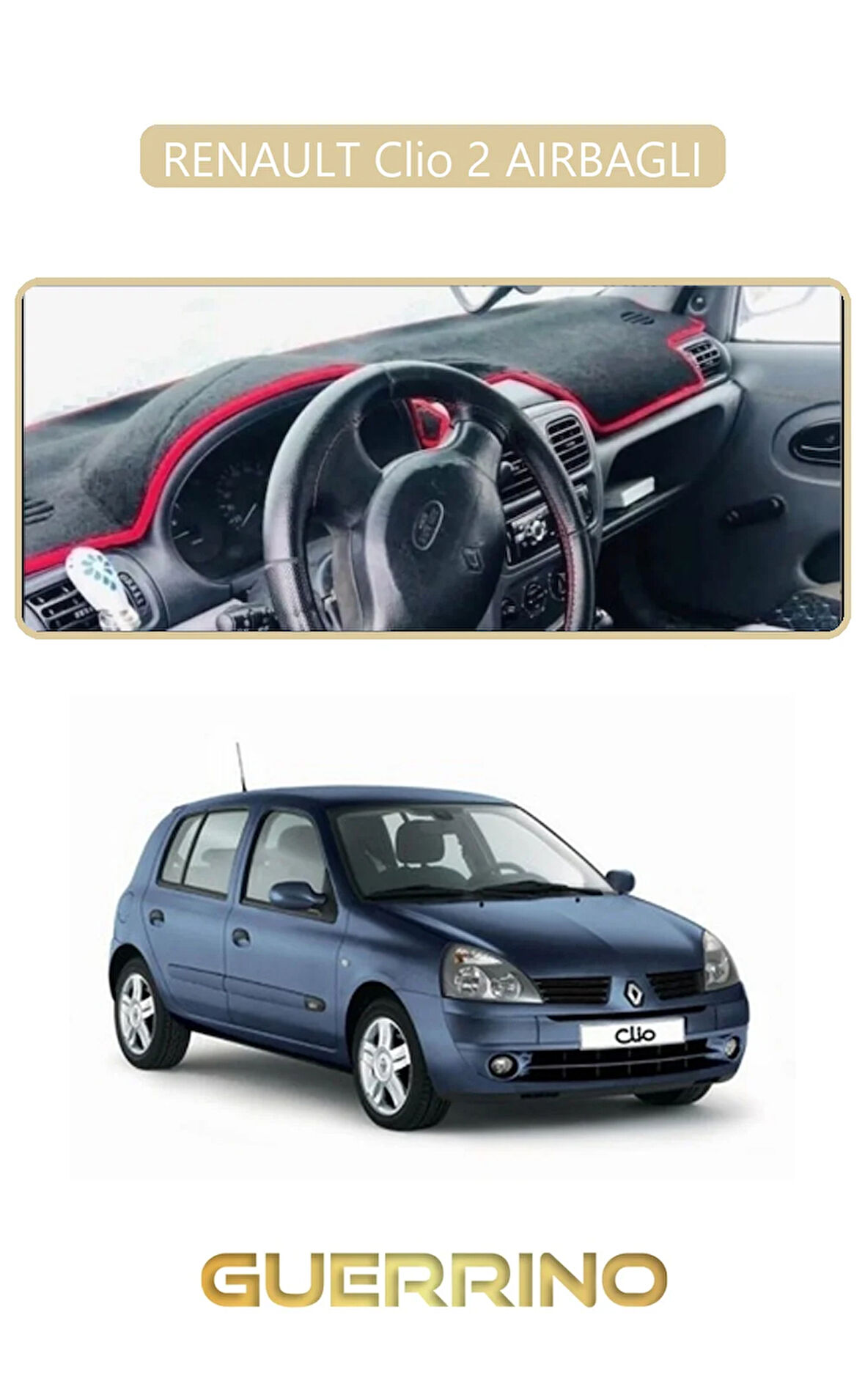 RENAULT Clio 2 AIRBAGLITORPİDO KORUMA HALISI BEJ KENAR