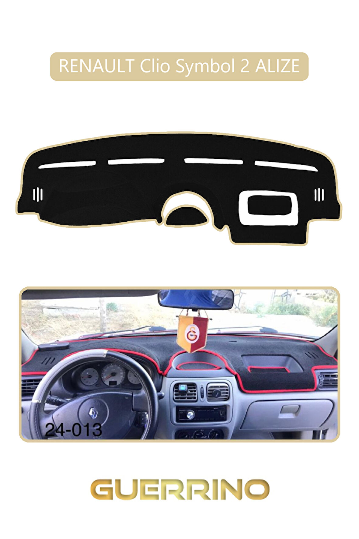 RENAULT Clio Symbol 2 ALIZETORPİDO KORUMA HALISI BEJ KENAR