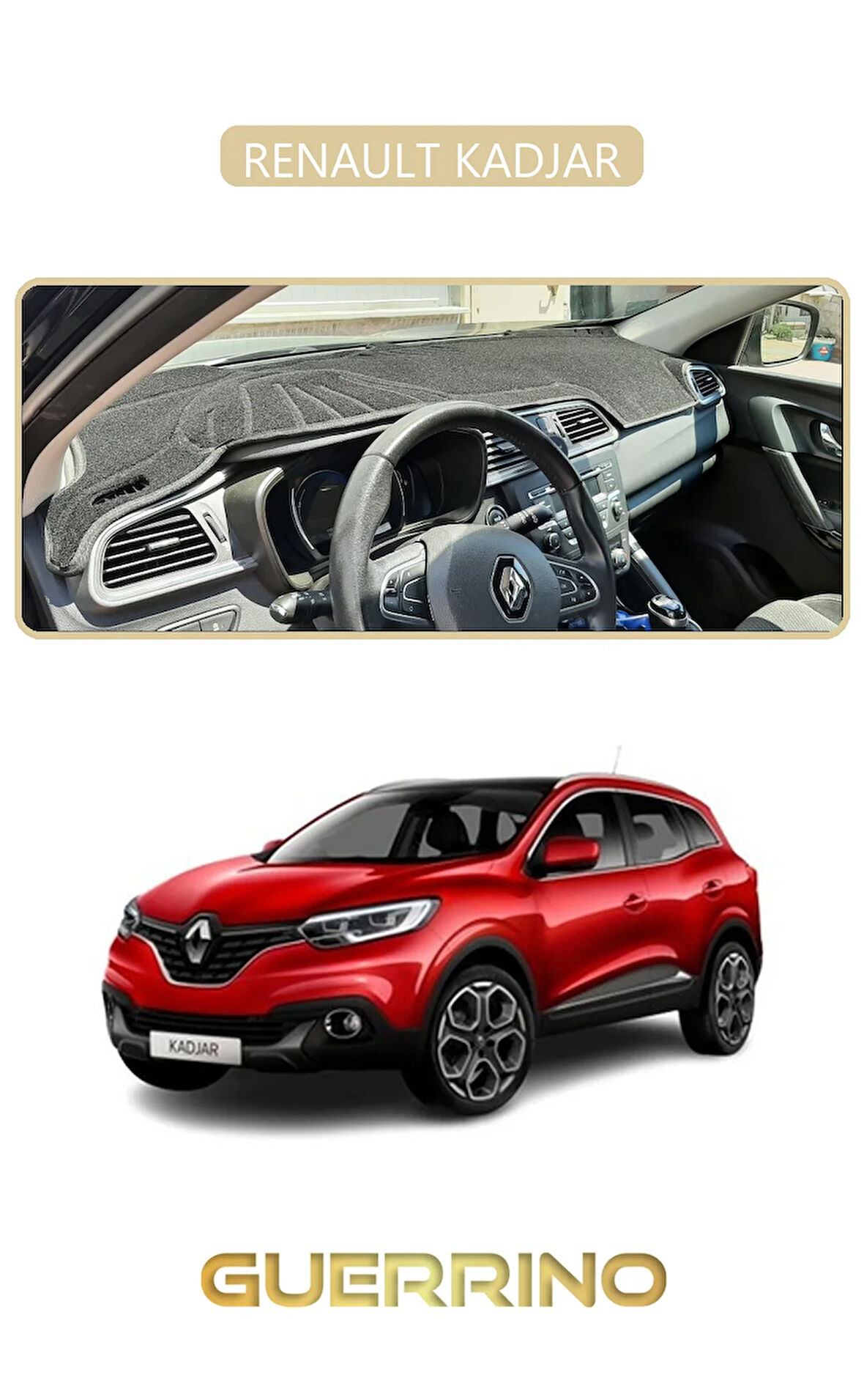 RENAULT KADJARTORPİDO KORUMA HALISI BEJ KENAR