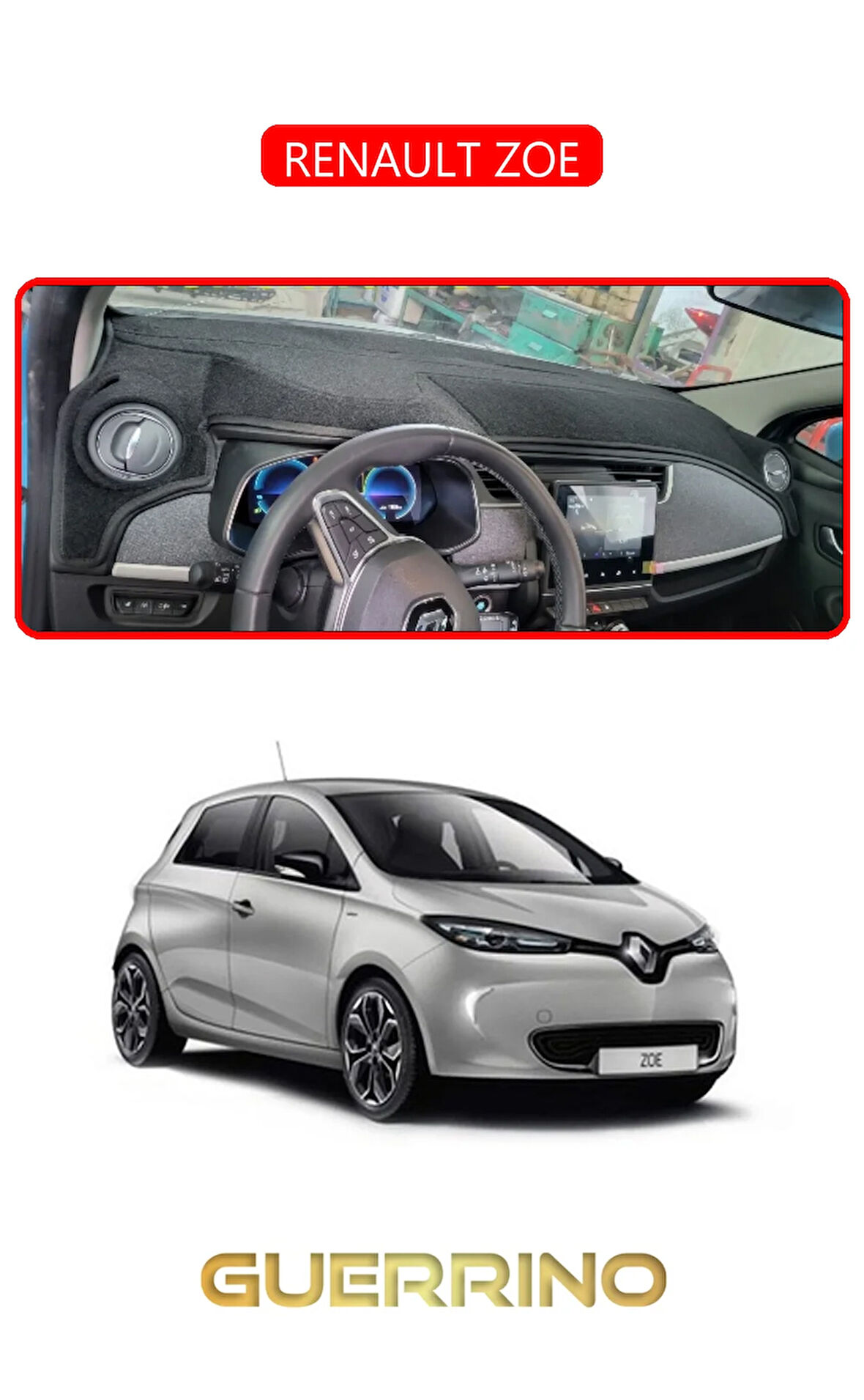 RENAULT ZOETORPİDO KORUMA HALISI KIRMIZI KENAR