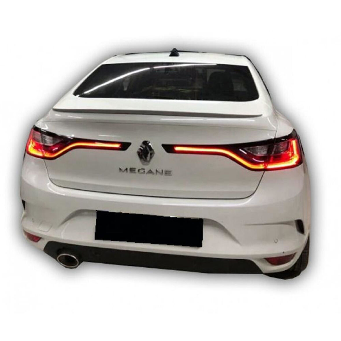 Renault Megane 4 2012-2019 Sedan İnce Model Spoiler (Plastik) (Boyasız)
