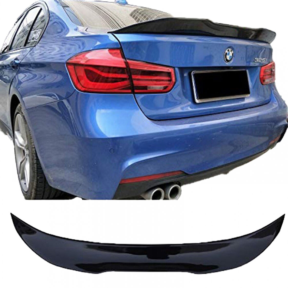 Bmw F30 3 Serisi 2012-2018 Psm Style - Spoiler (Plastik) (Boyasız)