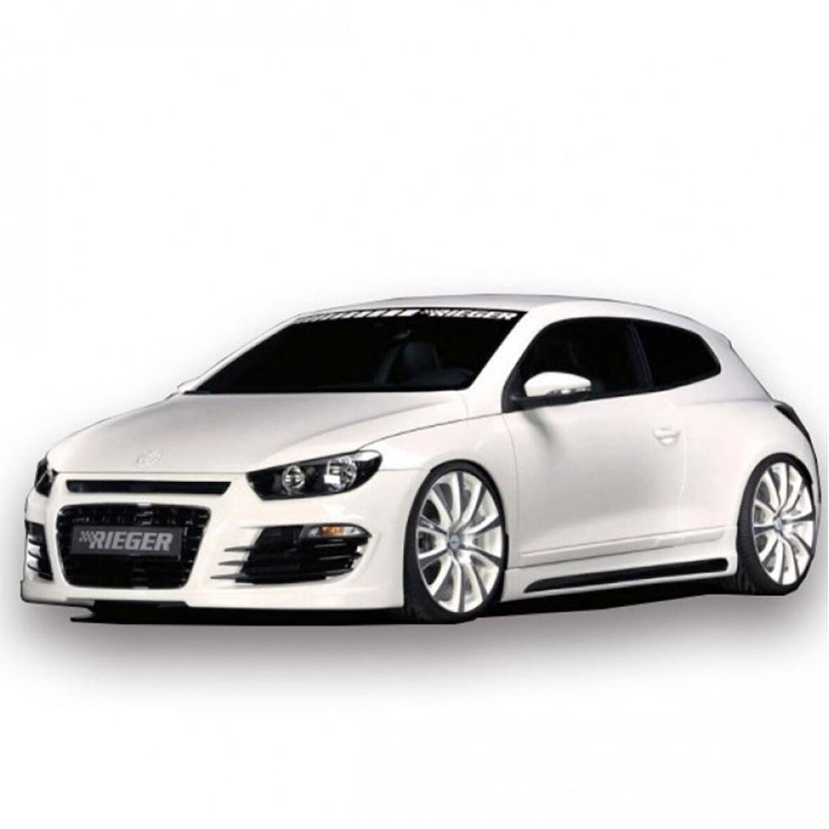 Volkswagen Scirocco Rieger Yan Marşpiyel (Plastik)(Boyasız)