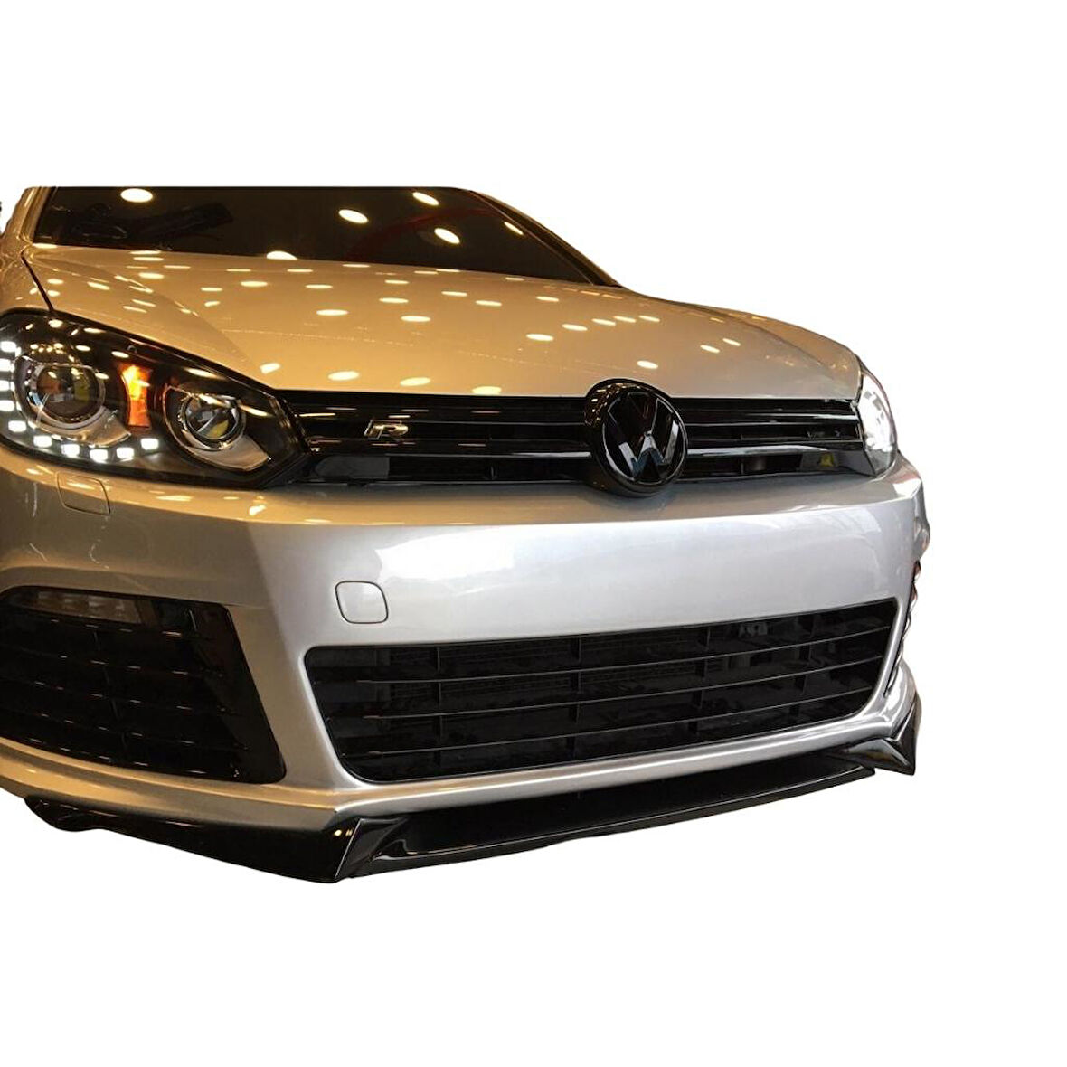 Volkswagen Golf 6 3 Parça Ön Lip (Plastik)(Boyasız)