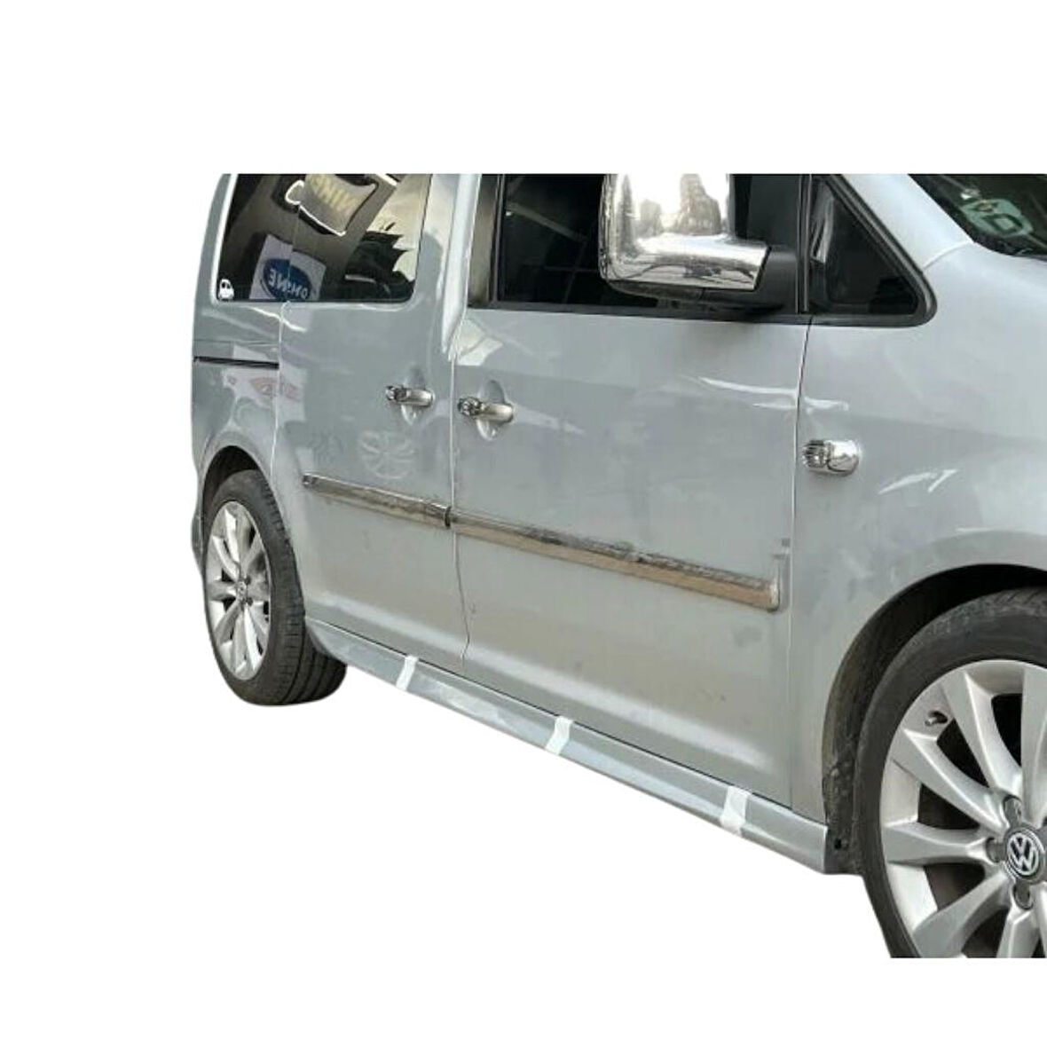 Volkswagen Caddy Aero Yan Marşpiyel (Plastik)(Boyasız)