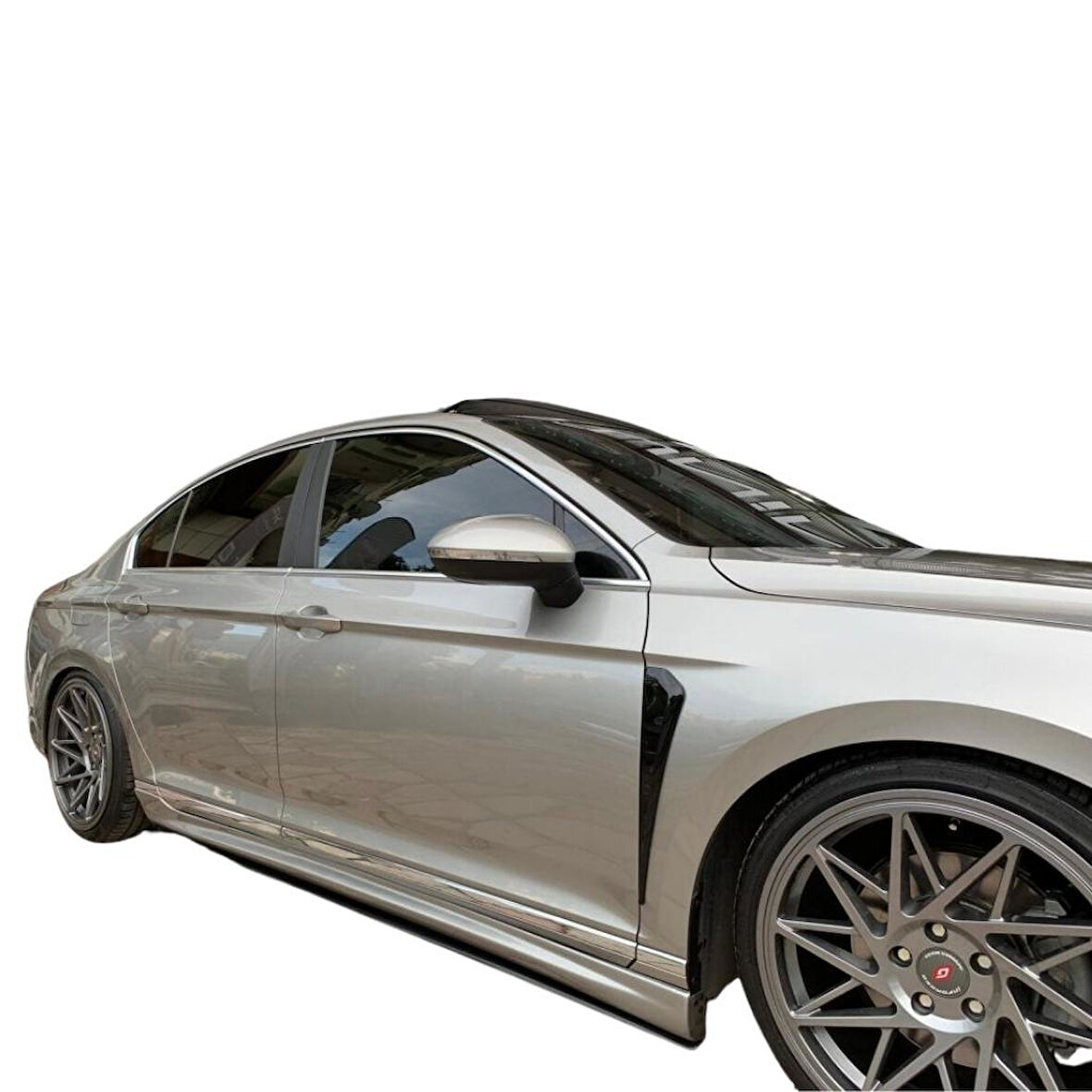 Volkswagen Passat B8 2014 - Sonrası Yan Marşpiyel (Plastik)(Boyasız)