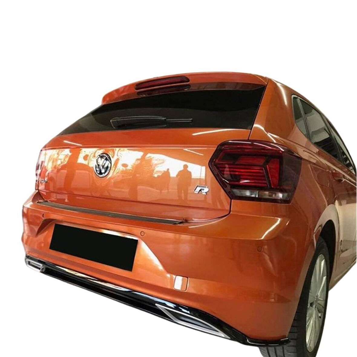 Volkswagen Polo 2017+ R Line Egzoz Görünümlü Difüzör (Plastik)(Boyasız)