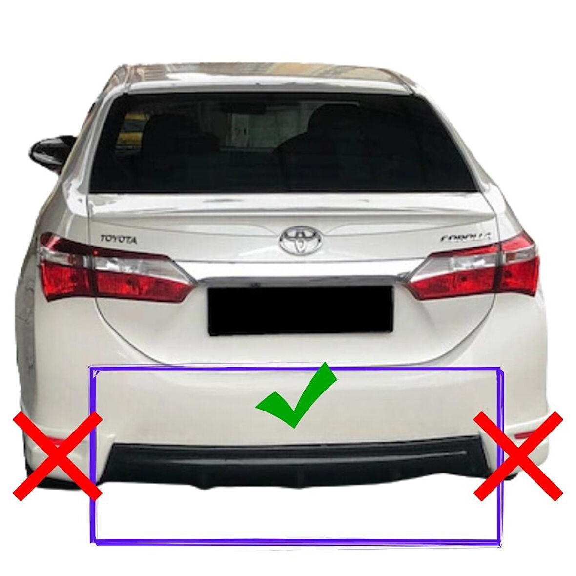 Toyota Corolla Orta Difüzör (Plastik)(Boyasız)