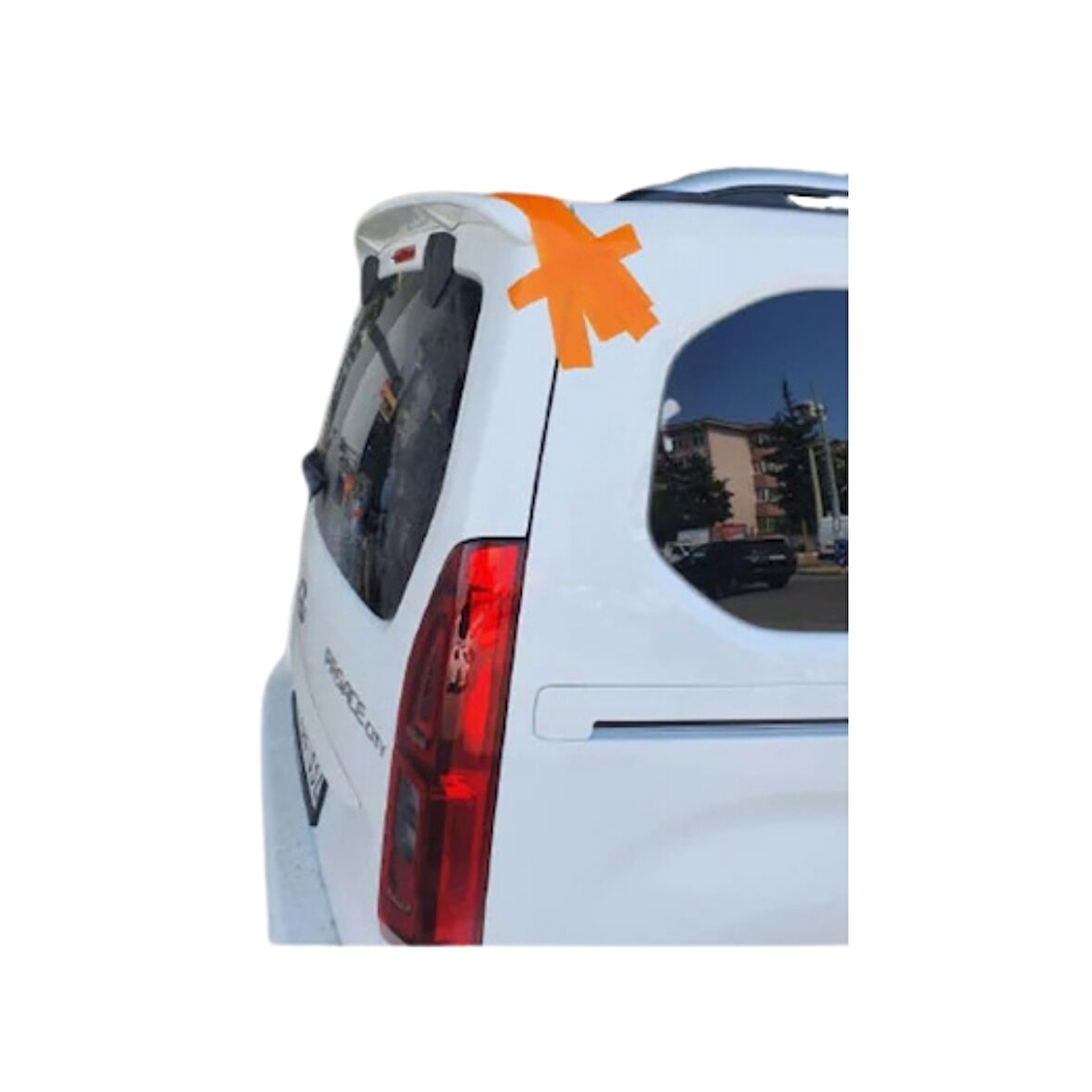 Toyota Proace city 2021-2024 Tek Kapı Sport Style Spoiler (Plastik) (Boyasız)