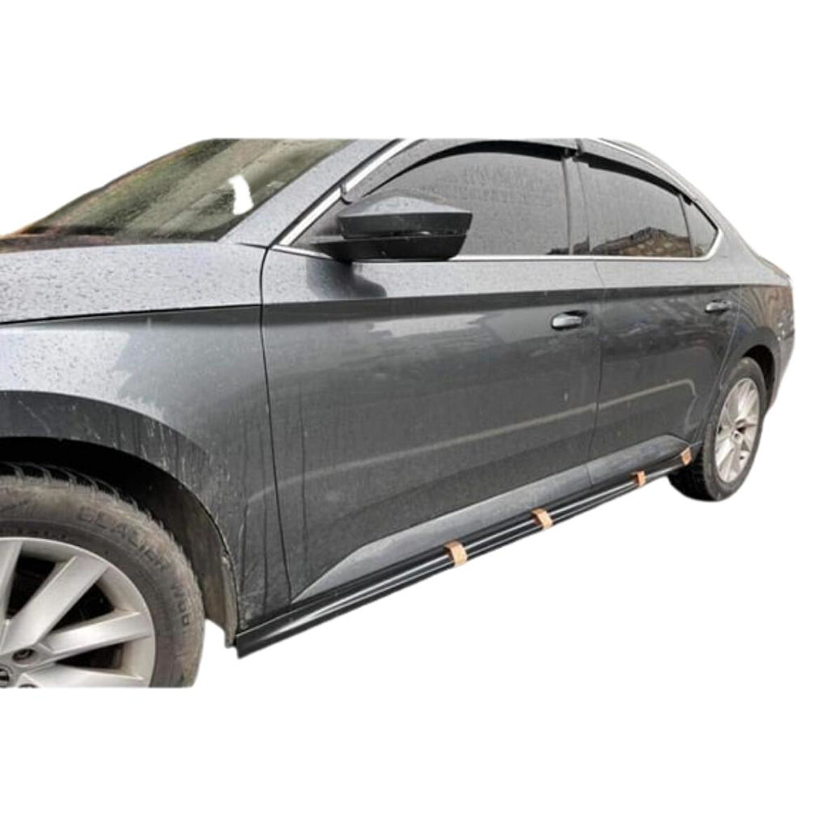 Skoda Superb Yan Marşpiyel (Plastik)(Boyasız)