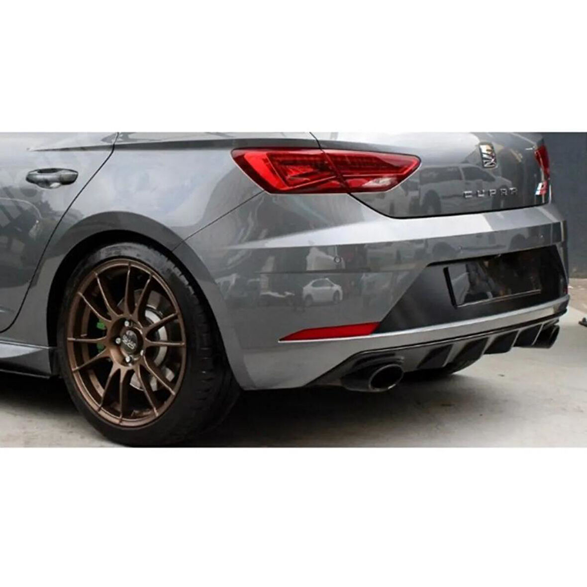 Seat Leon Mk3.5 Cupra Sağ-Sol Açık Difüzör (Plastik)(Boyasız)