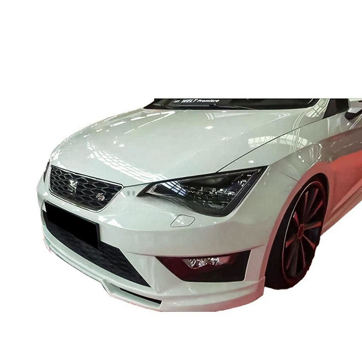 Seat Leon Mk3 Makyajsız 2013-2016 Rieger Ön Ek (Plastik)(Boyasız)