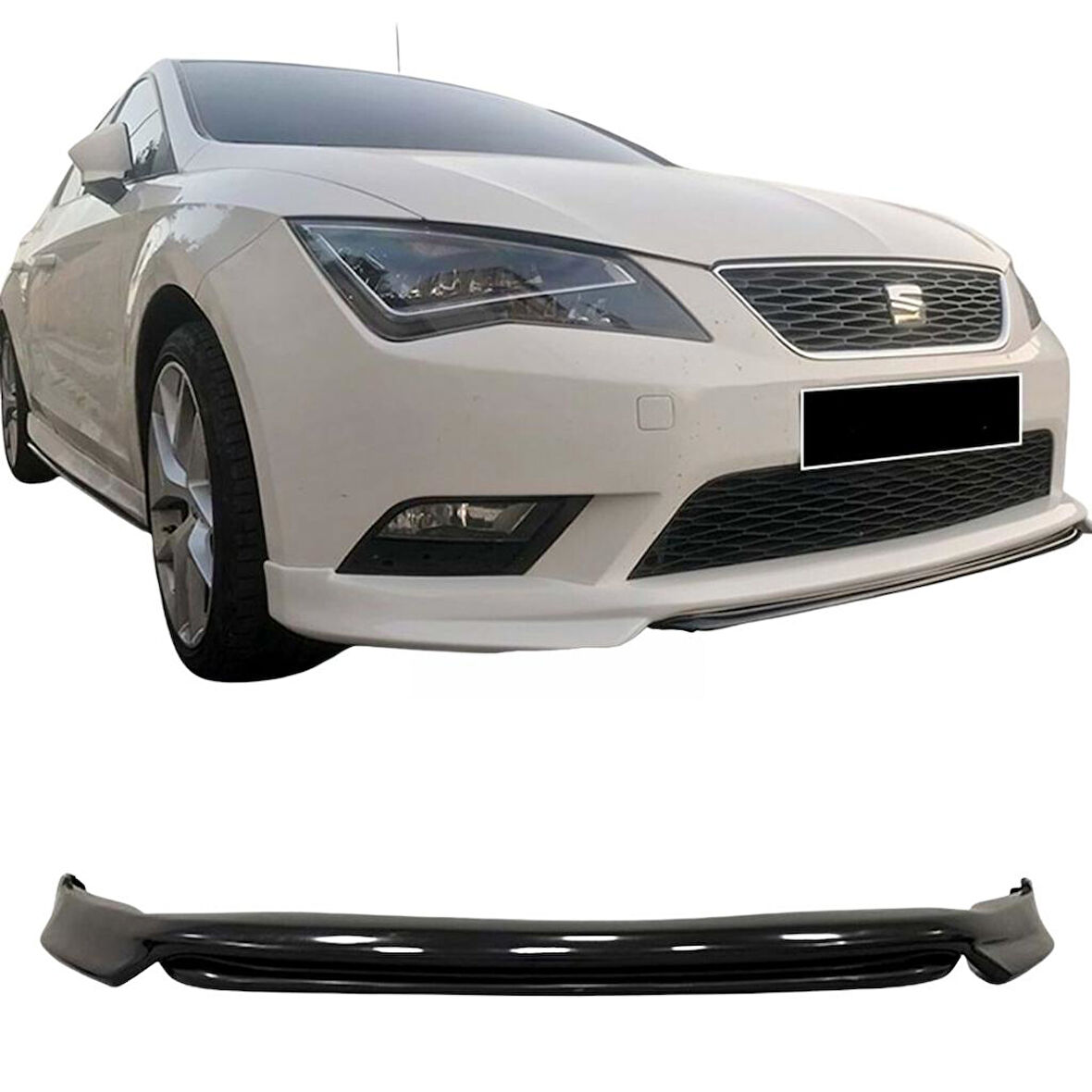 Seat Leon Mk3 Style 2013-2016 Custom Ön Ek (Plastik)(Boyasız)