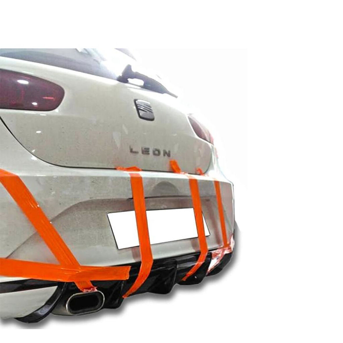 Seat Leon Mk2 Difüzör Makyajlı (Plastik)(Boyasız)