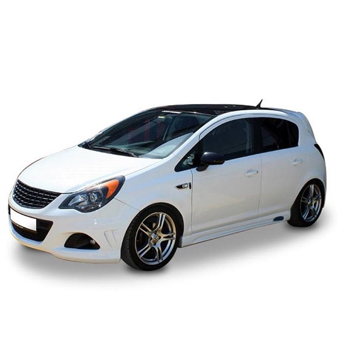Opel Corsa D Rieger Yan Marşpiyel (Plastik)(Boyasız)