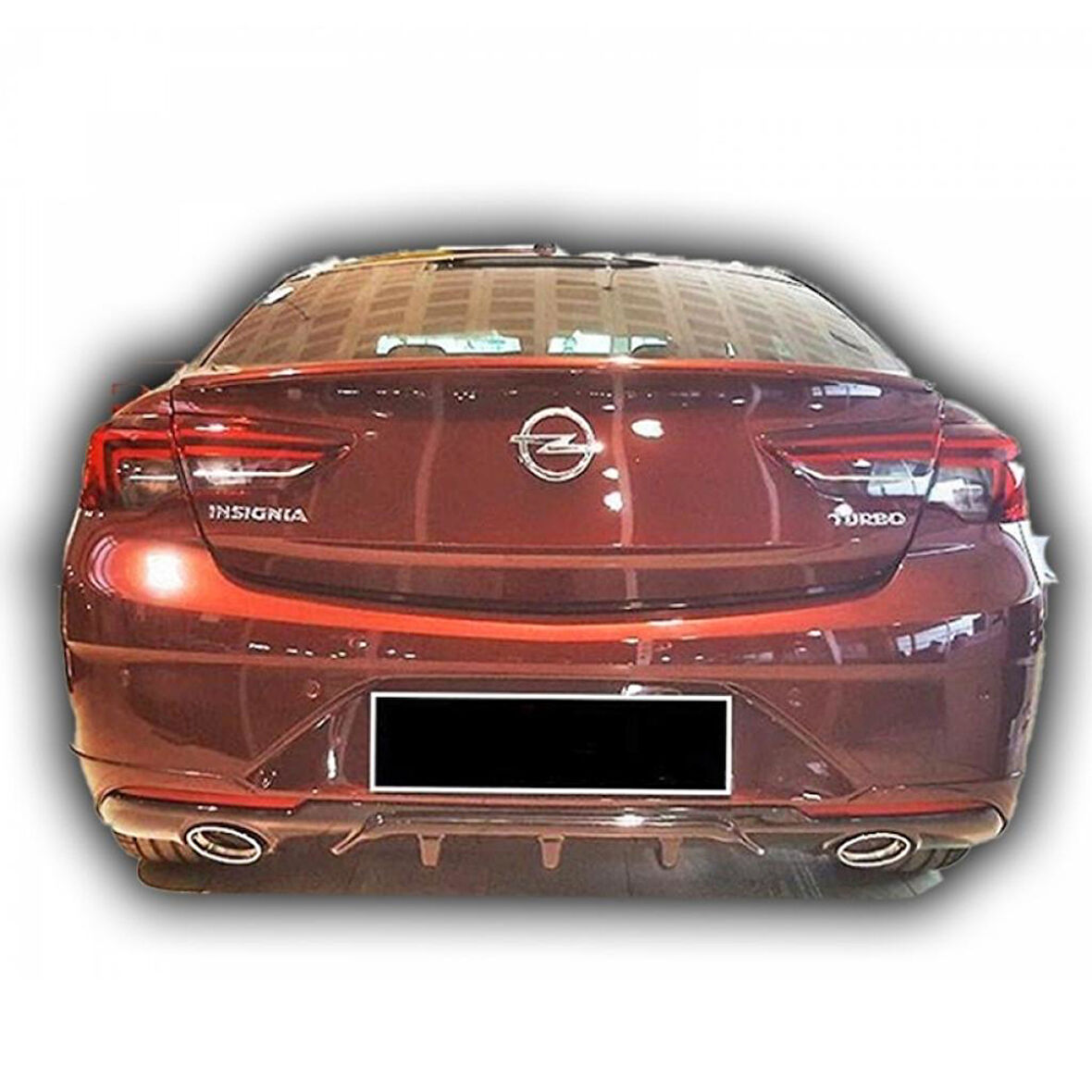 Mazda 3 2014-2019 Çift Çıkış Difüzör (Plastik)(Boyasız)