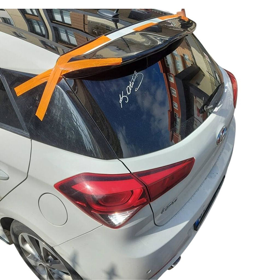 Hyundai i20 Spoiler 15-19 (Plastik)(Boyasız)