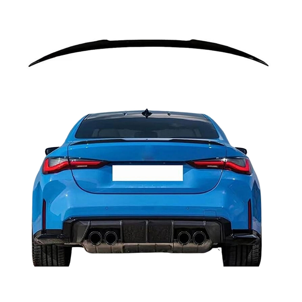 BMW 4 Serisi G22 Spoiler (Plastik) (Boyasız)