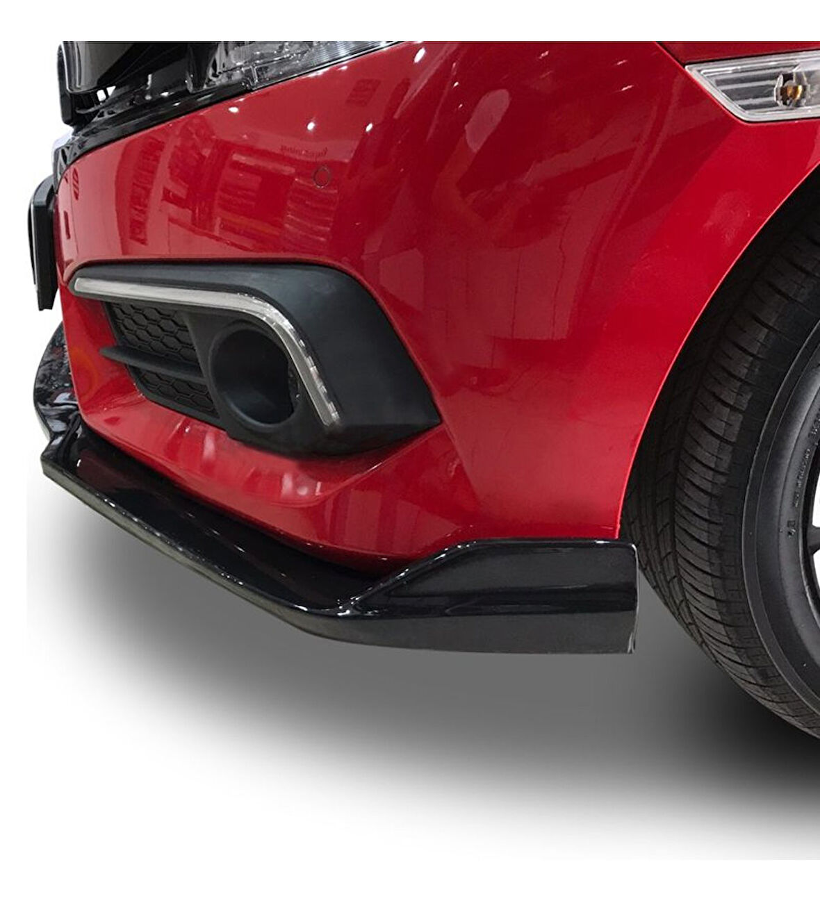 Honda Civic Fc5 Turbo Uyumlu Ön Lip (Plastik)(Boyasız)