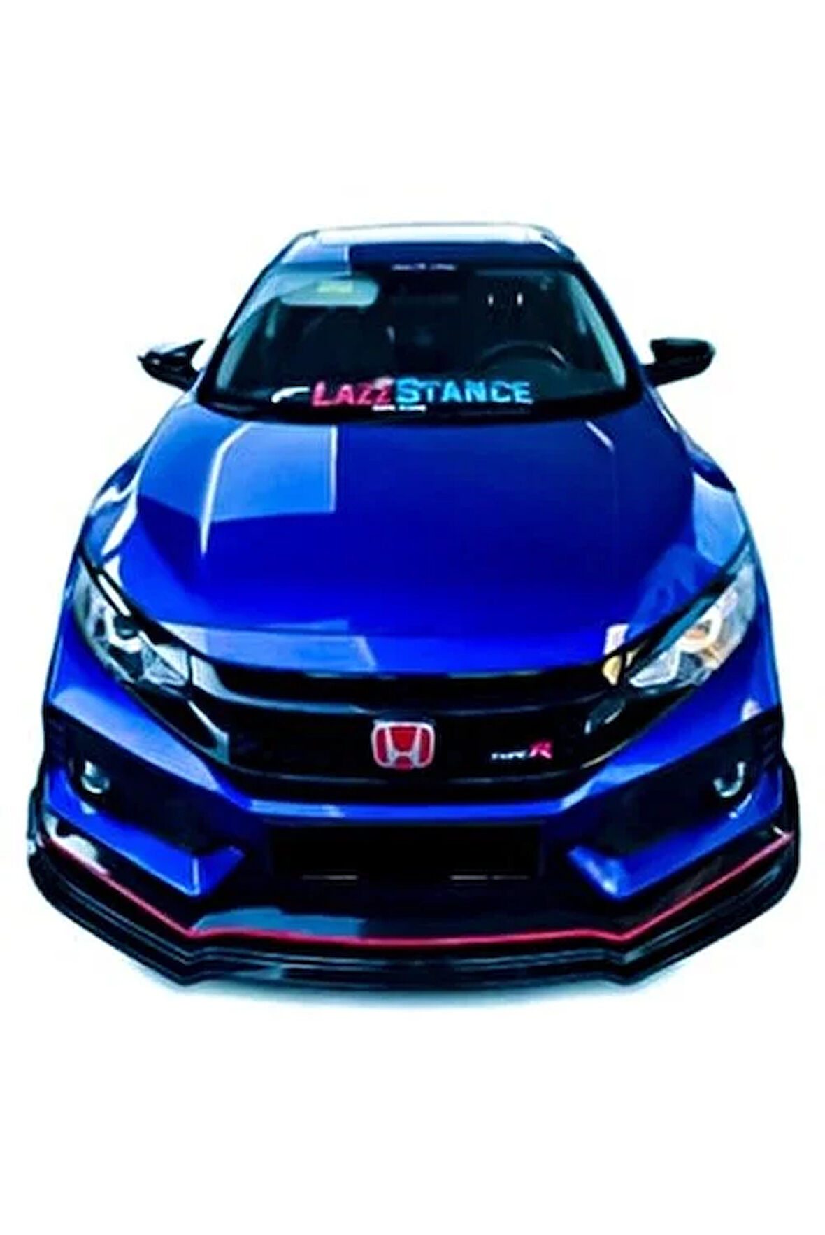 Honda Civic Fc5 Typer 3 Parça Ön Lip (Plastik)(Boyasız)