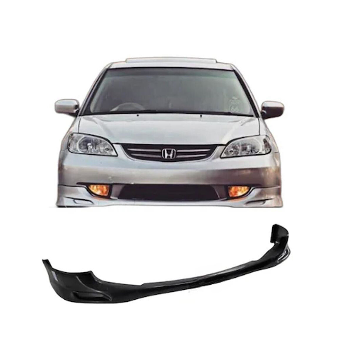 Honda Civic Vtec 2 Makyajlı Mugen Ön Ek (Plastik)(Boyasız)