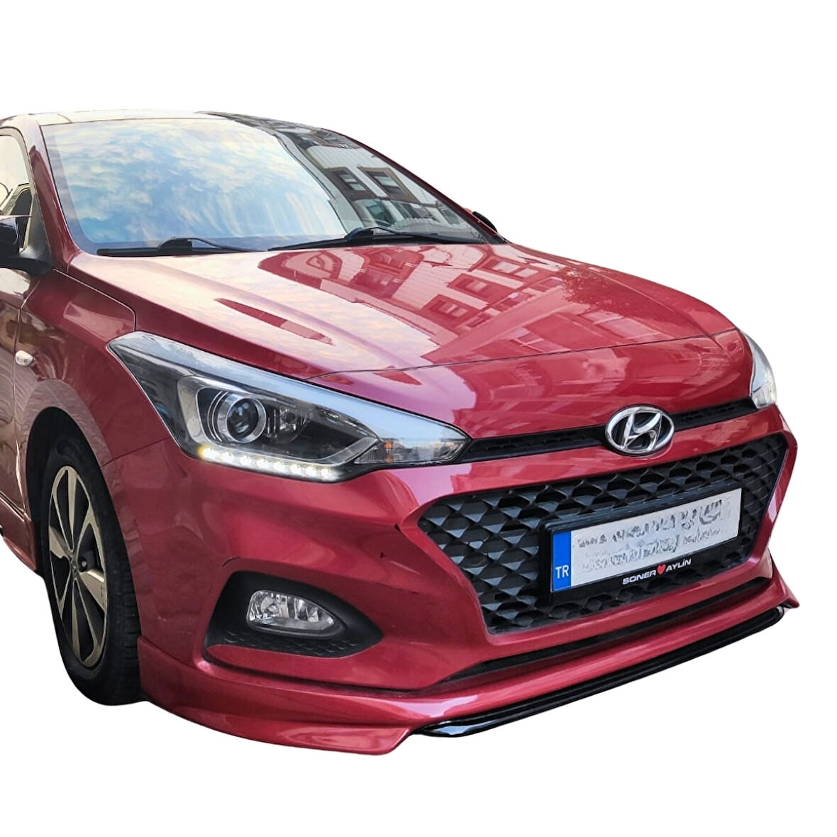 Hyundai i20 2017-2019 Ön Ek (Plastik)(Boyasız)