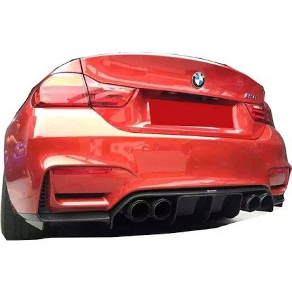 Bmw F30 - F80 M3 2012-2018 Vorsteiner Set 3 Parça Difüzör (Plastik)(Boyasız)