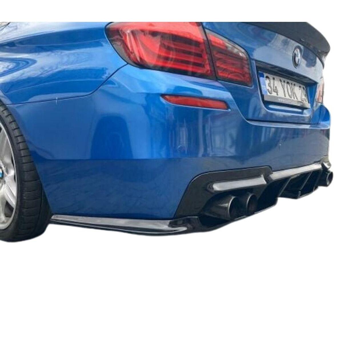 Bmw F10 3 Parça Vorsteiner Difüzör (Plastik)(Boyasız)