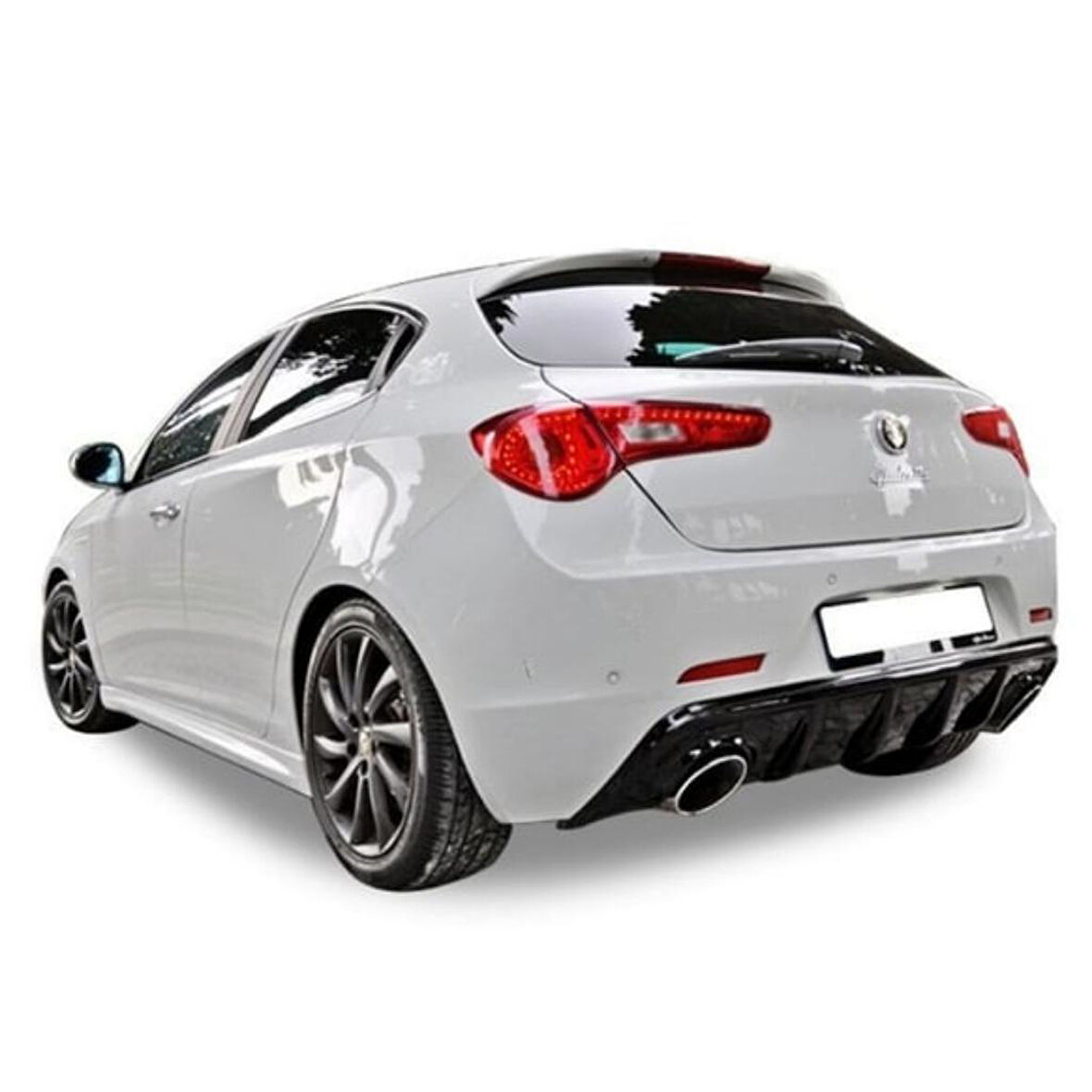 Alfa Romeo Giulietta Difüzör Çift Çıkış (Plastik)(Boyasız)