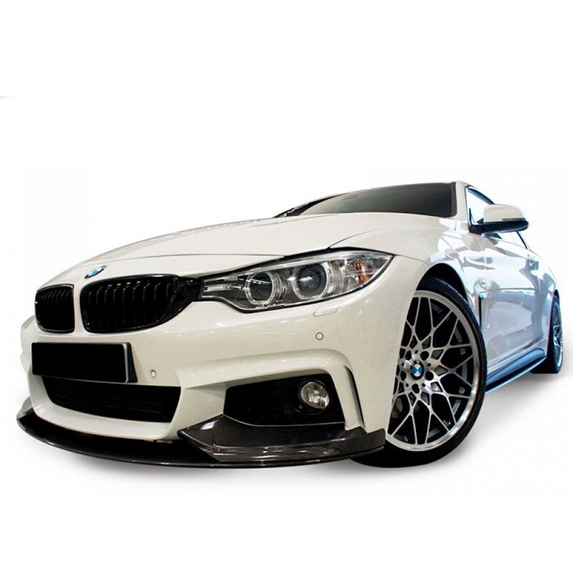 Bmw F32 - F33 - F36 M Tech Ön Lip (Piano Black Boyalı)  (Plastik) 