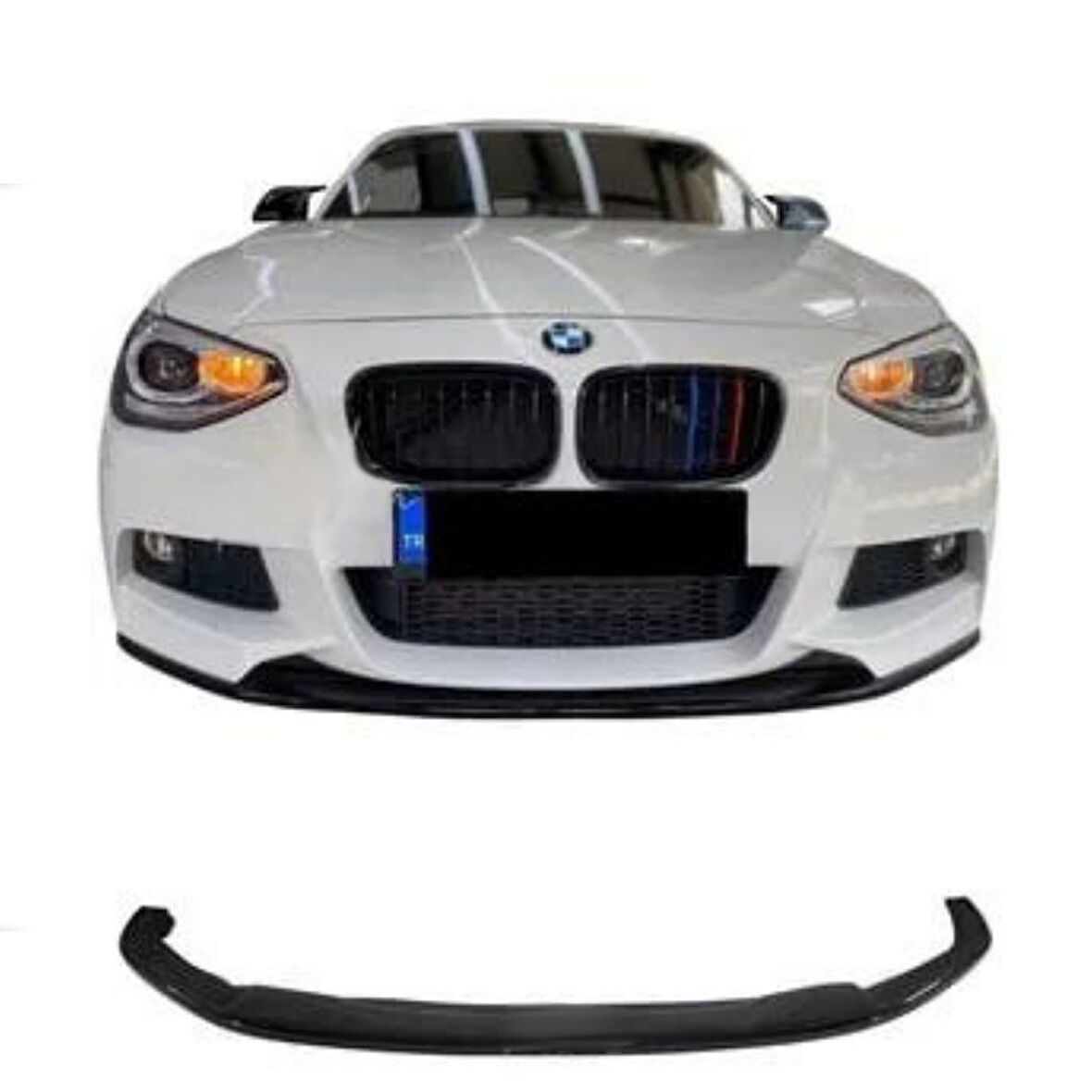 Bmw F20 M-Tech Ön Lip (Plastik)[:t:](Piano Black Boyalı)  (Plastik) 