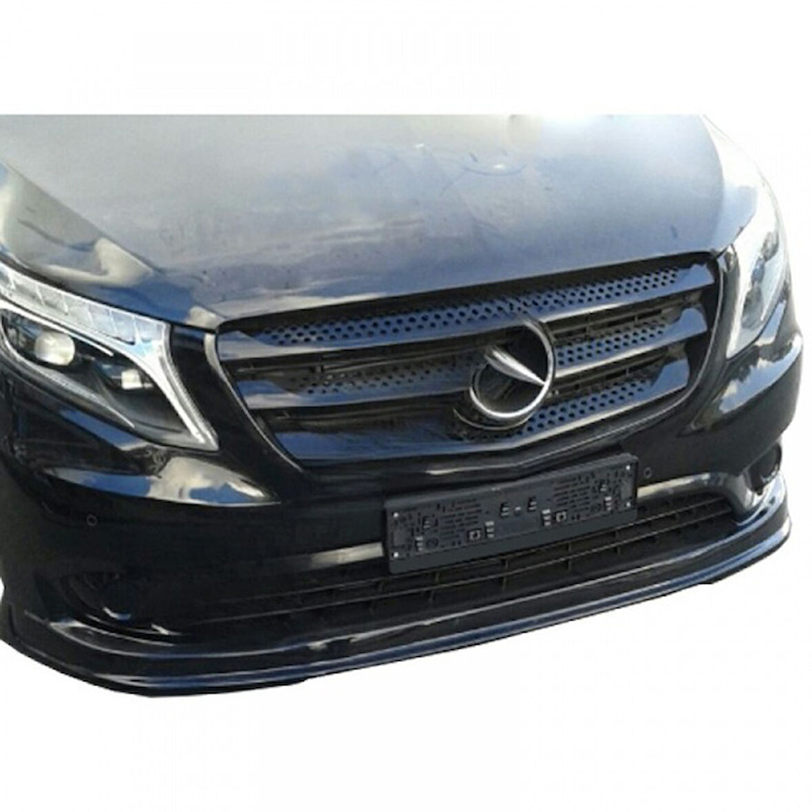 W447 Vito - Ön Tampon Ek (Plastik) (Boyasız)