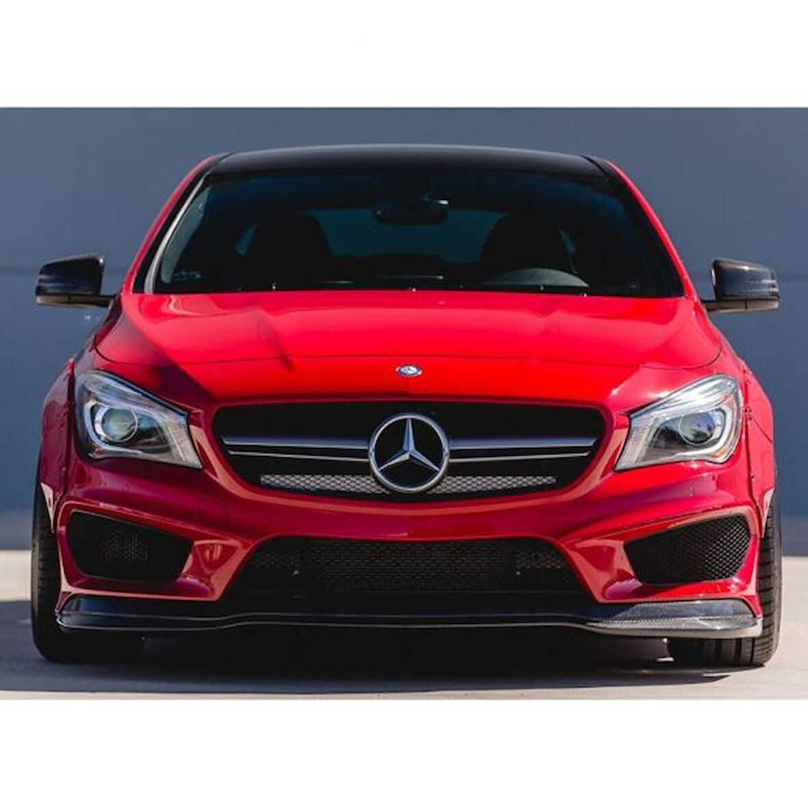 W117 Cla Serisi Amg - Cla45 Style - Ön Tampon Ek (Plastik) (Boyasız)