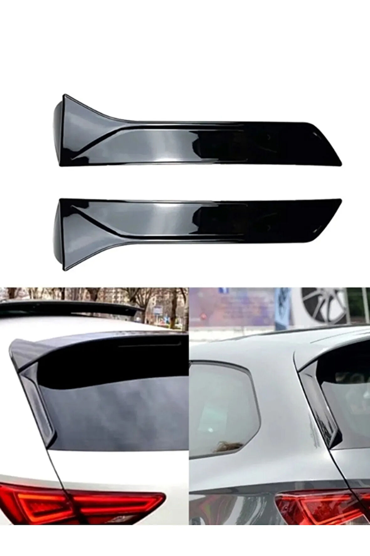 Seat Leon Spoiler Sağ Sol Flap (Plastik) (Boyasız)