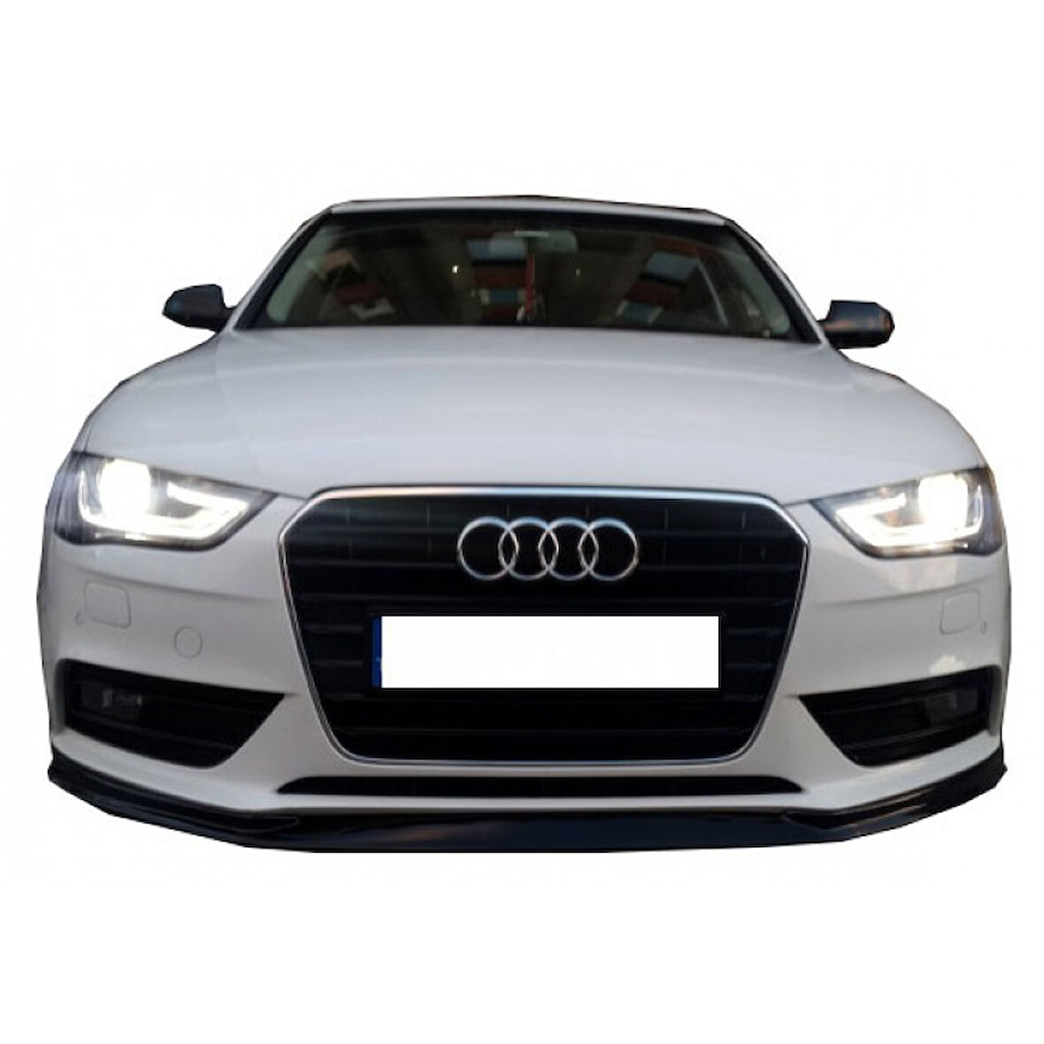 Audi A4 B8 Makyajlı 2013 - 2016 Sportline Ön Ek (Plastik)(Boyasız)