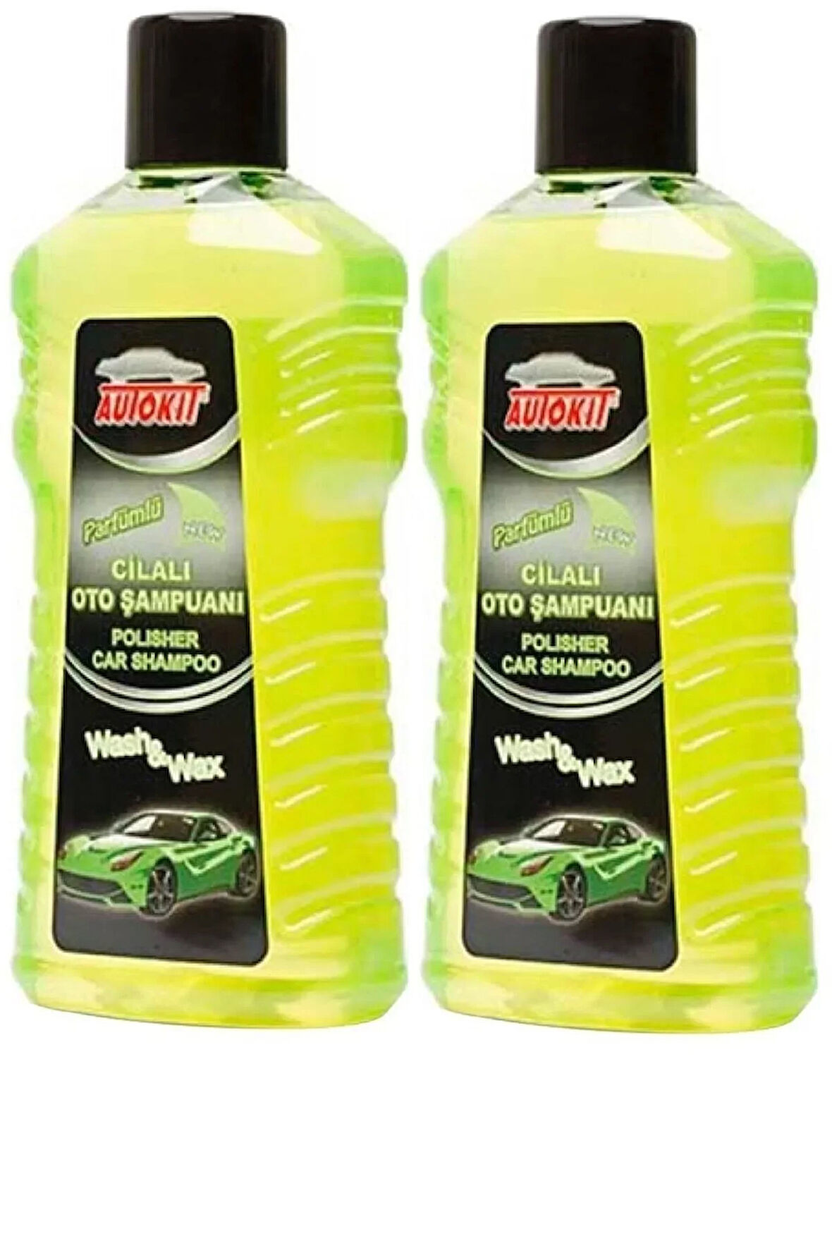 AUTOKIT Cilalı Oto Şampuanı 1000 ml 2'Li Avantaj Paket
