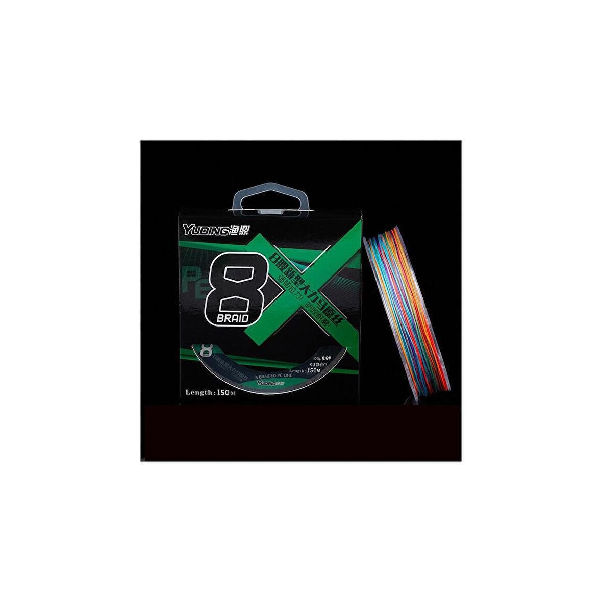 Yudıng 8 Kat Örgü Ip Misina 150M   Olta Misinası Pe 0,12 mm MultiColor