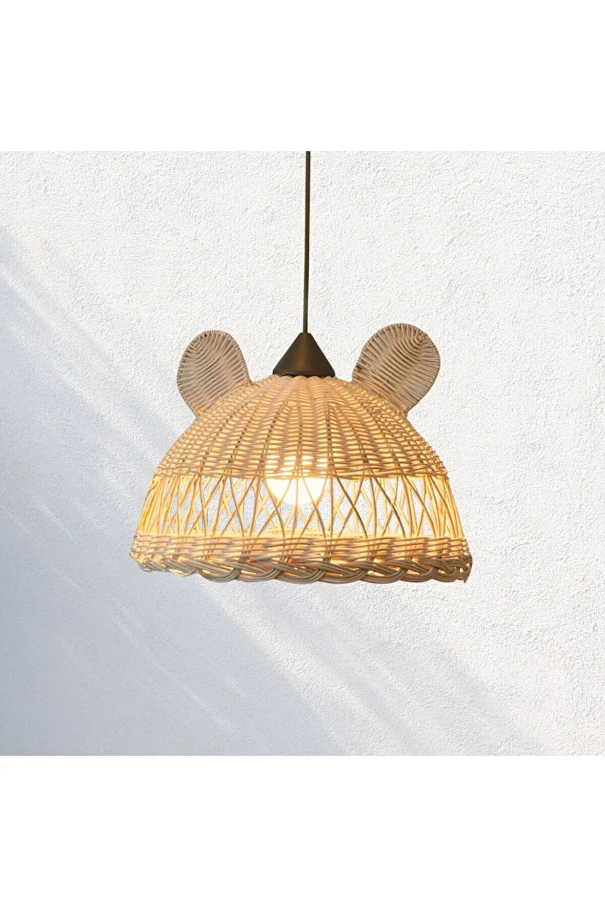 Teddy Rattan Bambu Avize