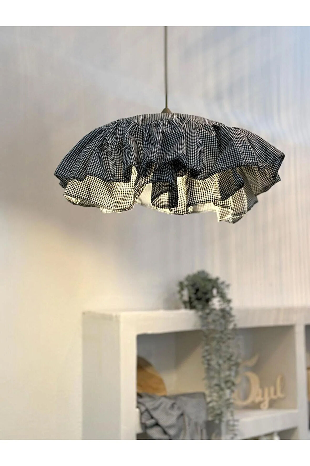 Siyah Pötikare Sarkıt Avize