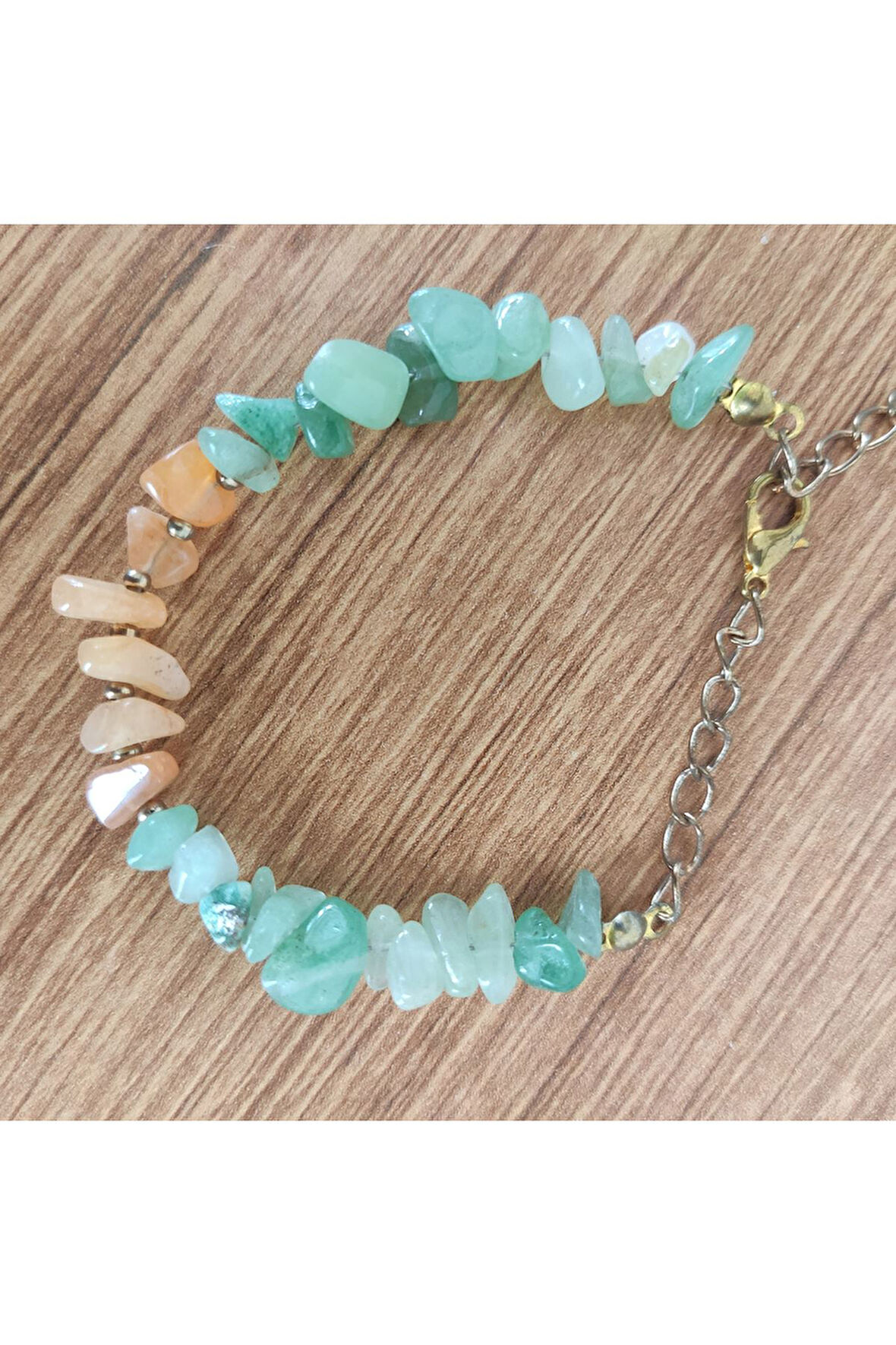 Aventurin & Ametist Doğal Taş Enerji Bilekliği - 4811