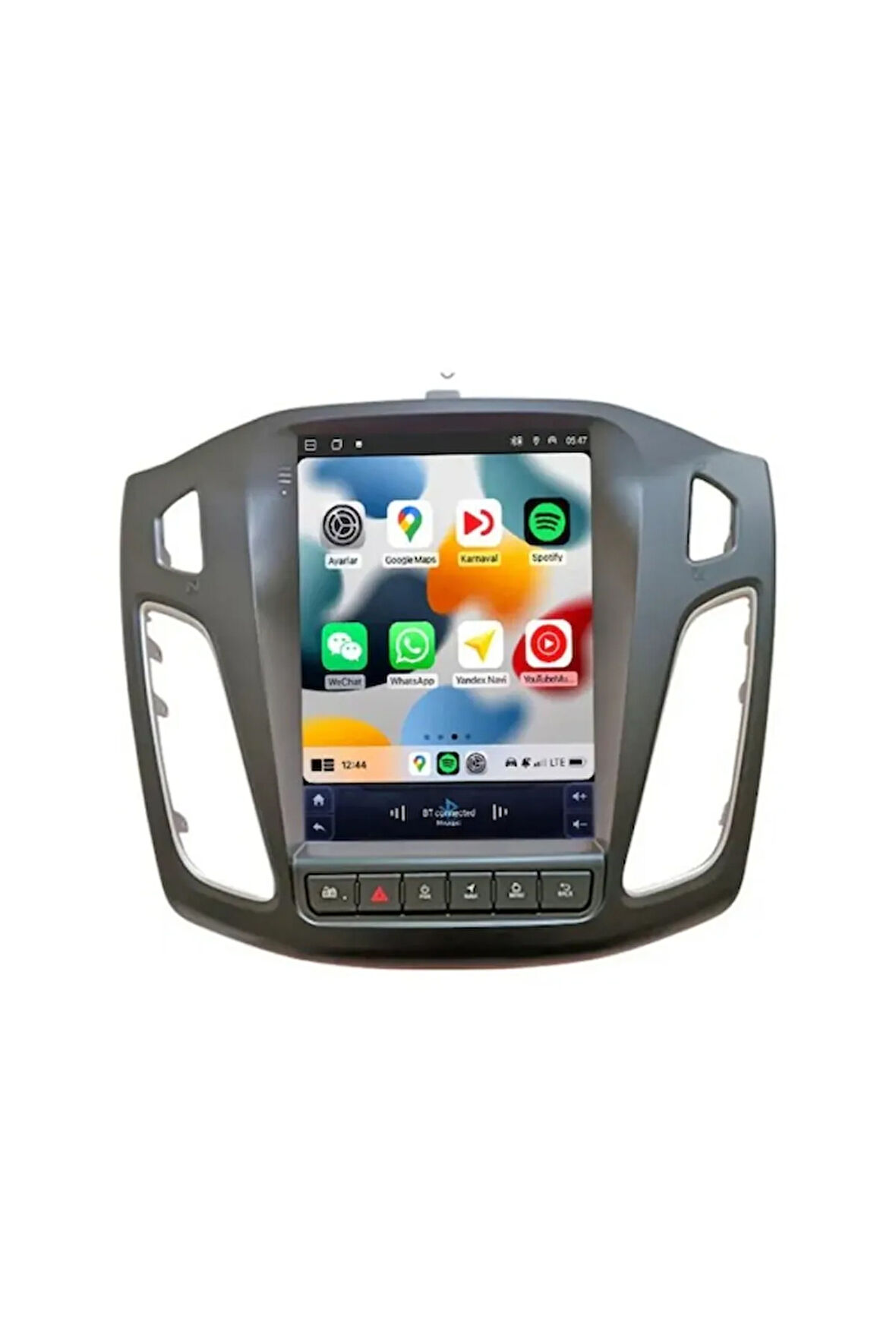 Ford Focus 3 4 Tesla Ekran 2011-2018 Arası 4+64 Carplay Android Auto Multimedya Navigasyonlu Teyp