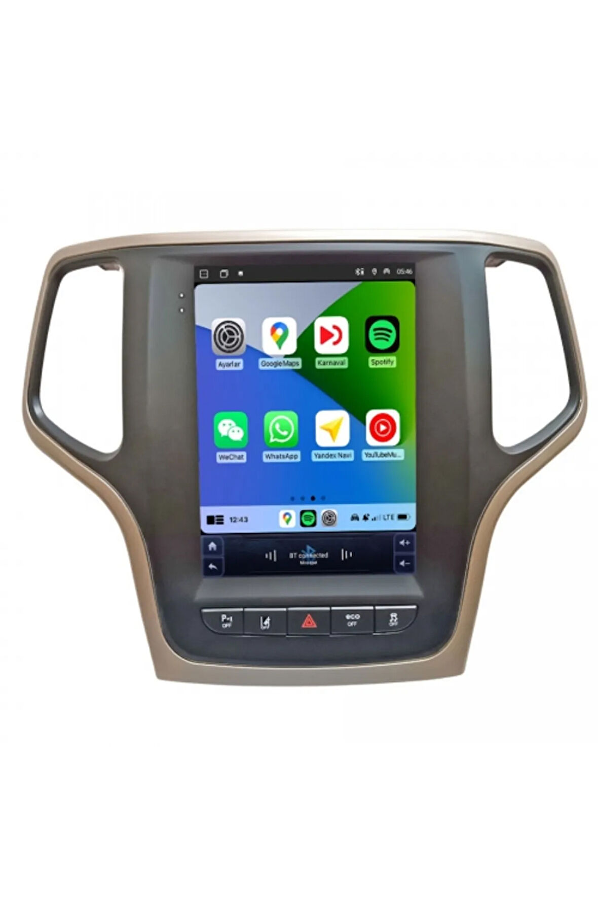 Jeep GrandCherokee 9.7 inç 2013-2018 Tesla Carplay Androidauto Android Multimedya Sistemi