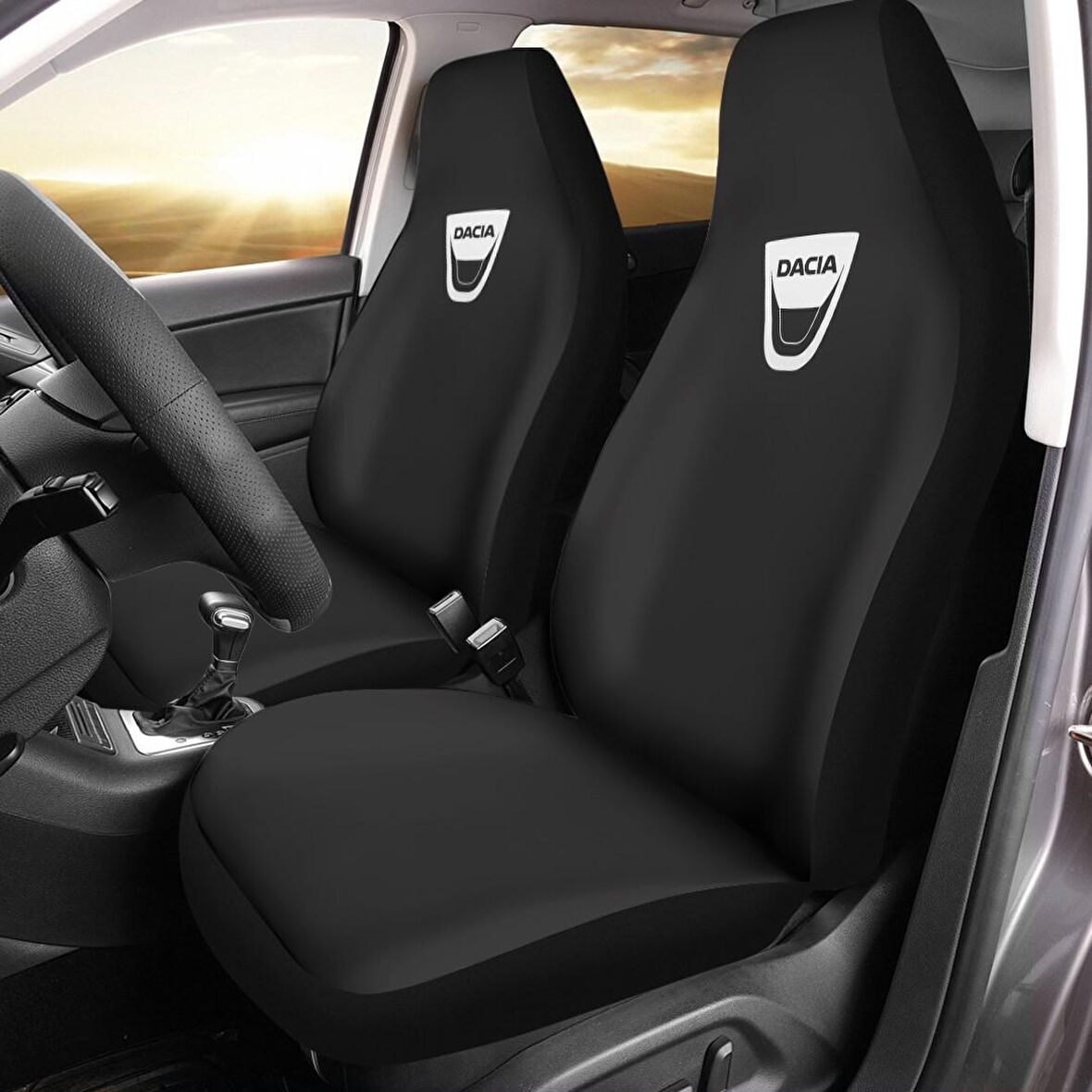 Dacia Duster  Araca Özel Oto Koltuk Kılıfı PRO - Siyah ( Yeni Tasarım - Yeni Fit Kalıp )