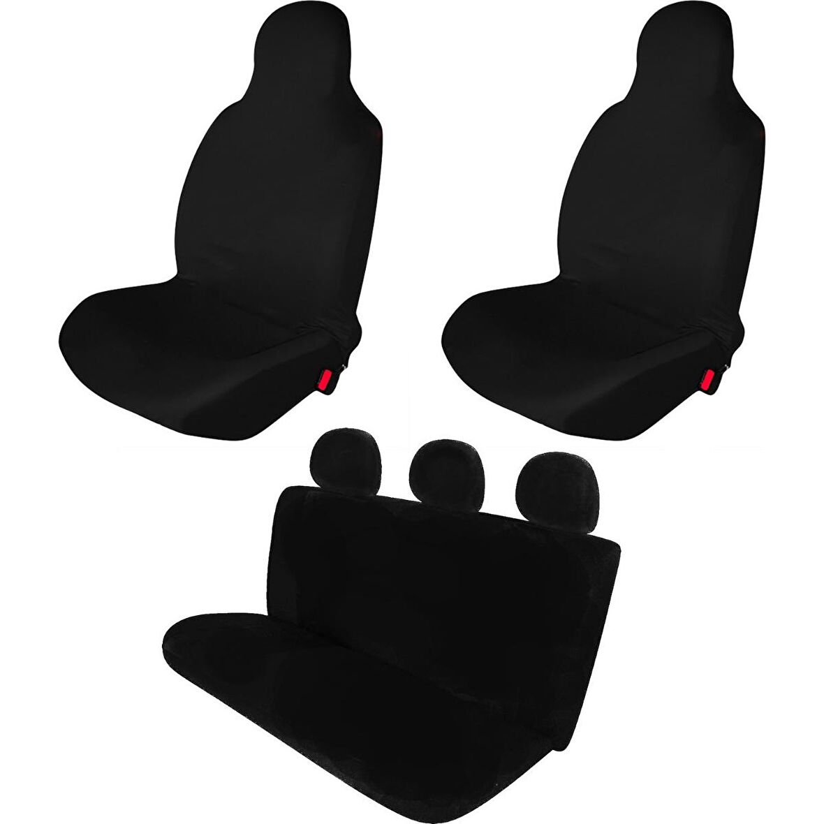Ford Connect Penye Oto Koltuk Kılıfı - Baskısız - Siyah