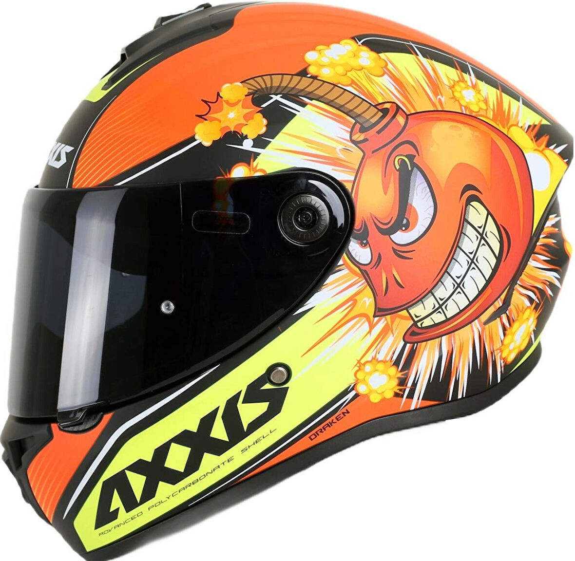 AXXIS DRAKEN S BOMBS A5  MAT RED