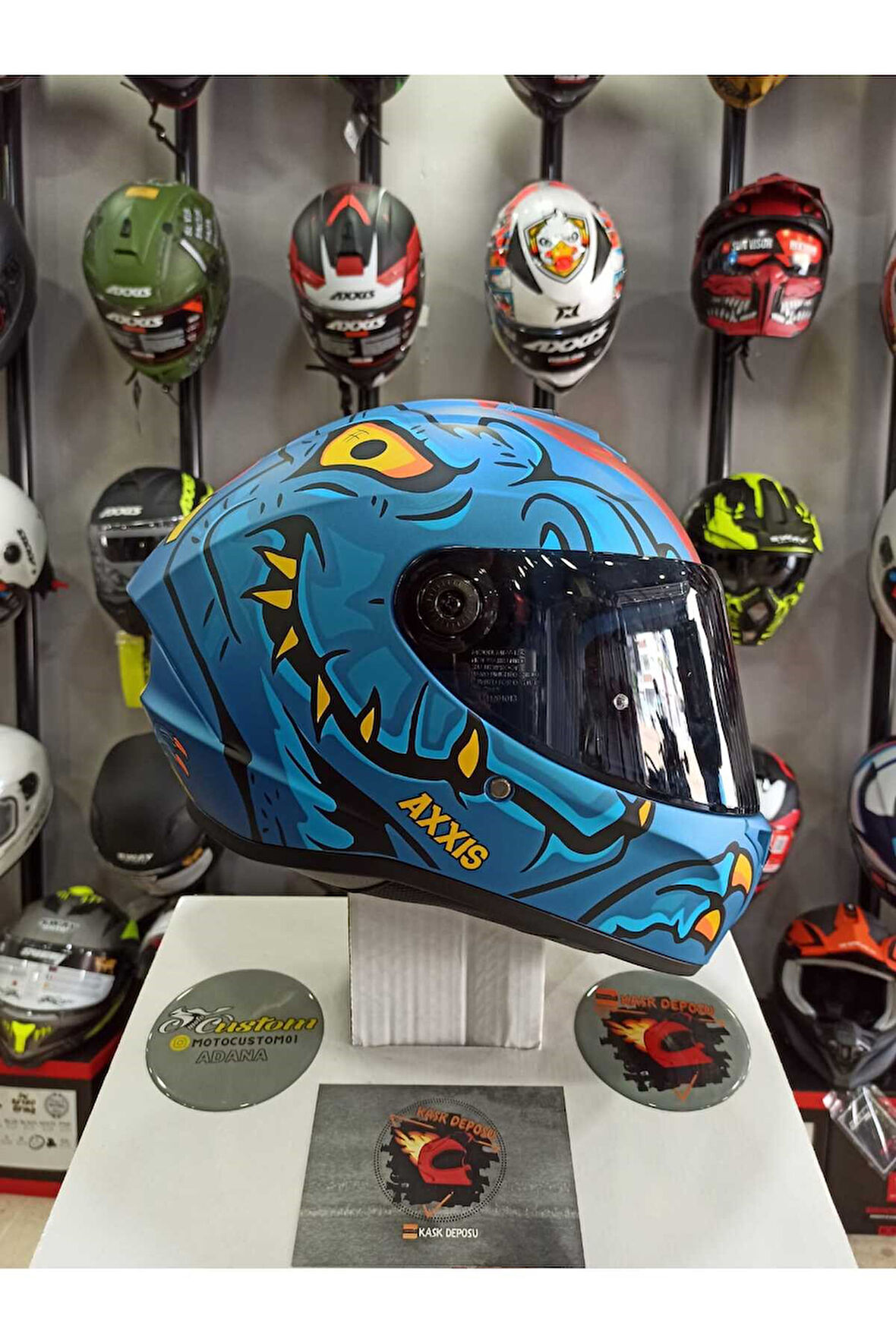 AXXIS Draken S C7 Dinotoon Full Face Kapalı Kask