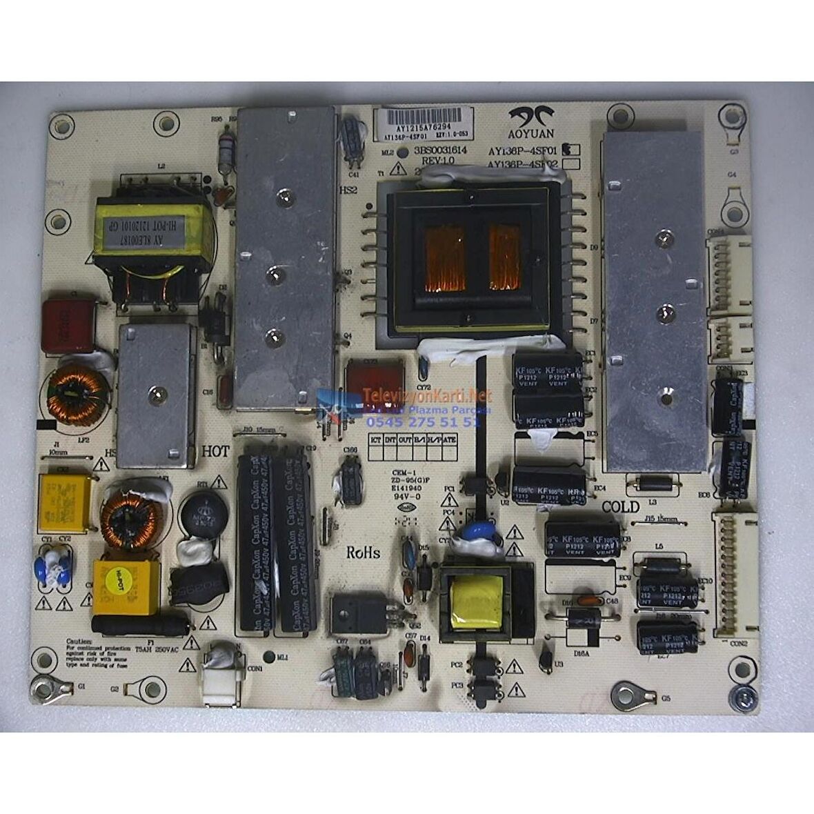 AY136P-4SF01 3BS0031614 Sunny SN042DLD12AT022-SMF Power Board