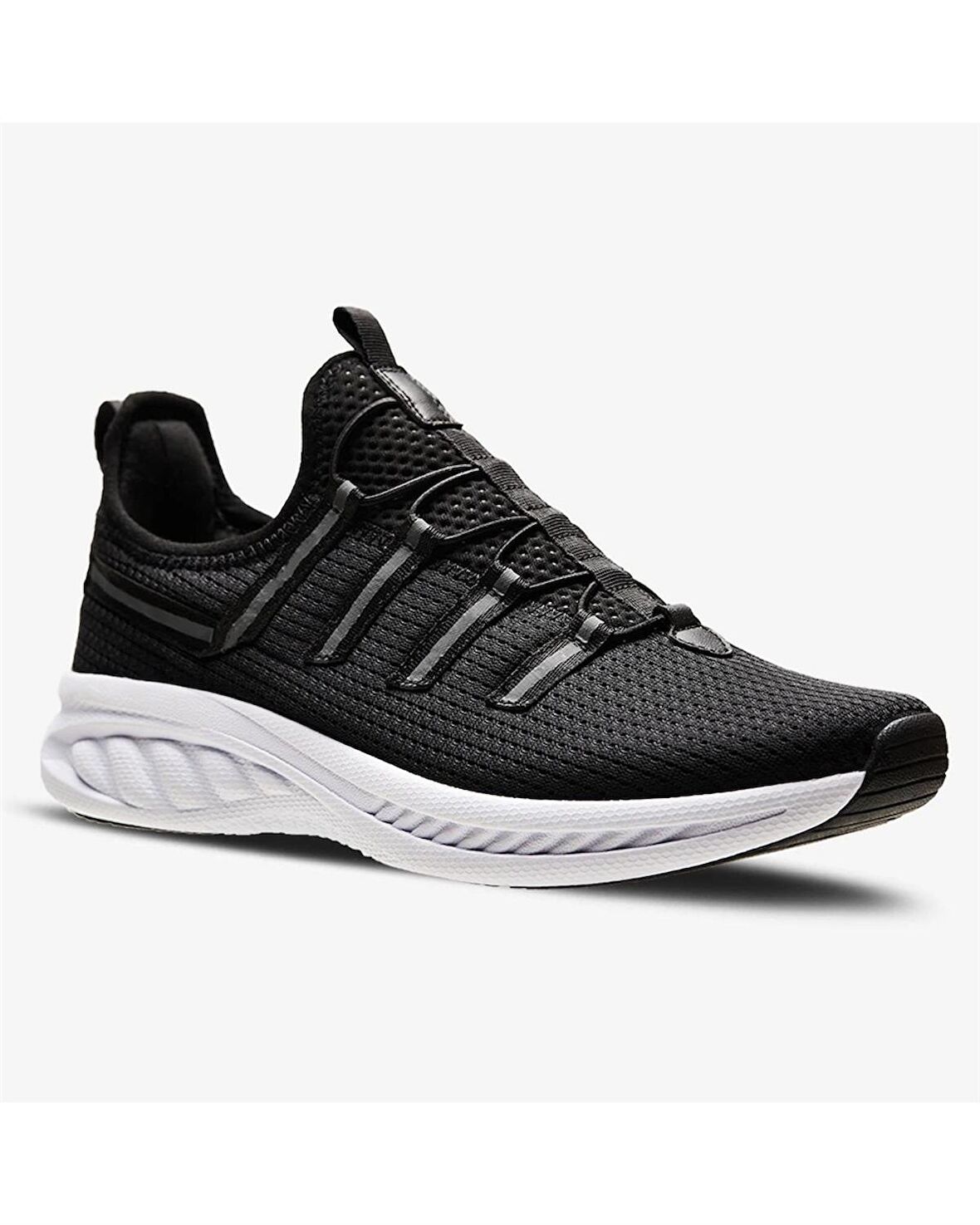 Lescon Hellium Spider Erkek Siyah-Beyaz Günlük Spor Ayakkabı