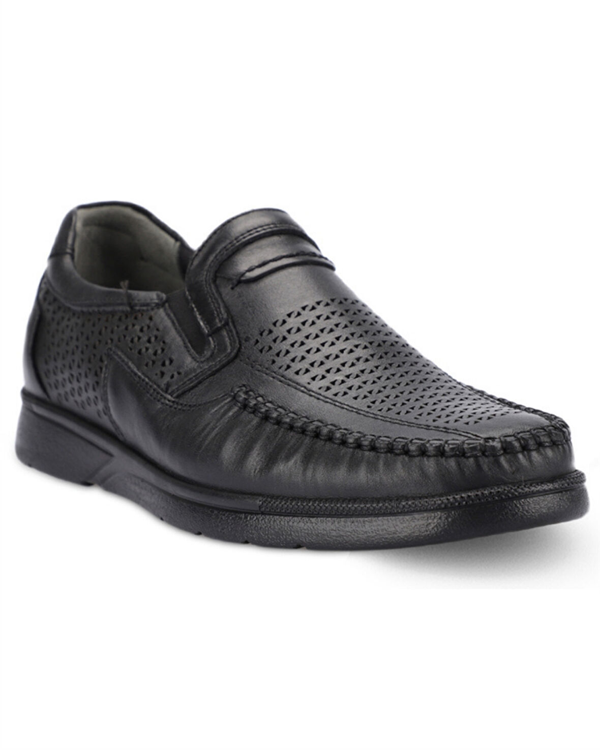 Forelli Helmut-H 32618 Erkek Siyah Comfort Deri Casual Ayakkabı